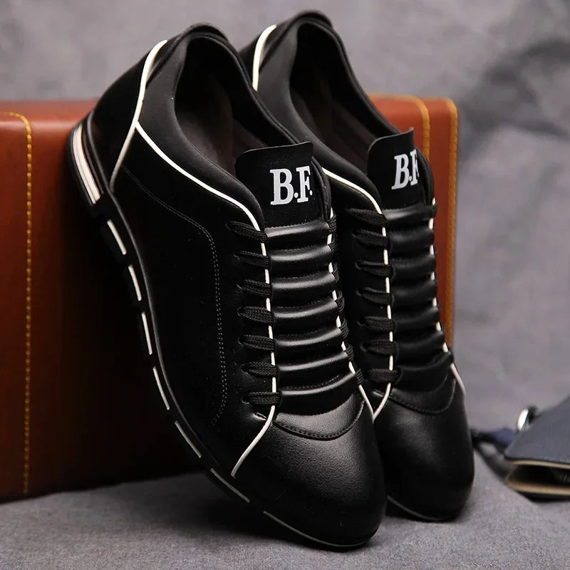 Genuine Leather Sneakers