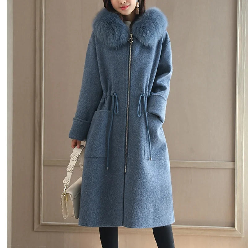 Celeste Alpine Fur Coat