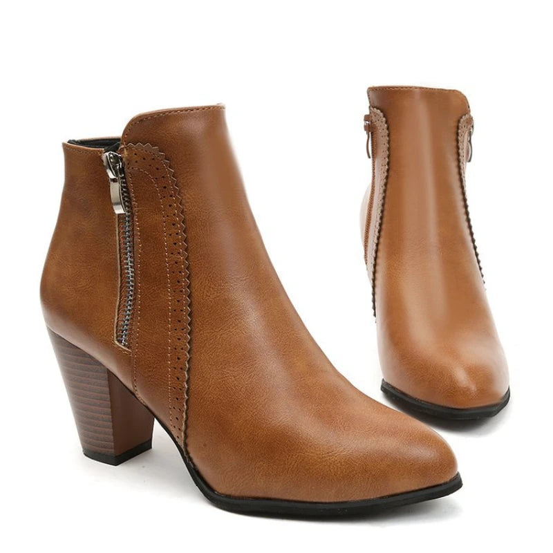 St. Tropez Heeled Ankle Boots