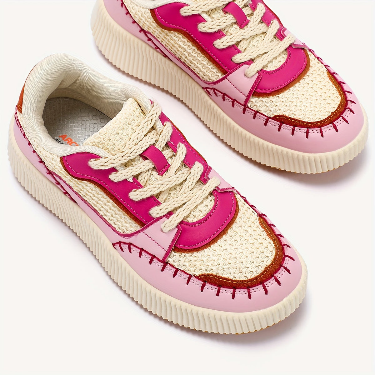 Retro Stitched Sneakers