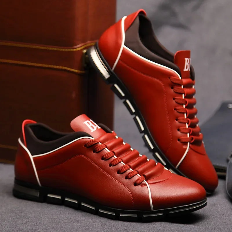 Genuine Leather Sneakers