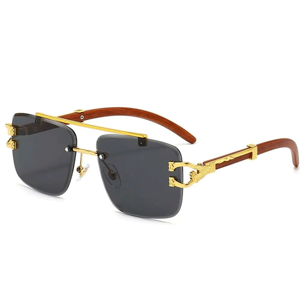 Rimless Gold-Plated Shades