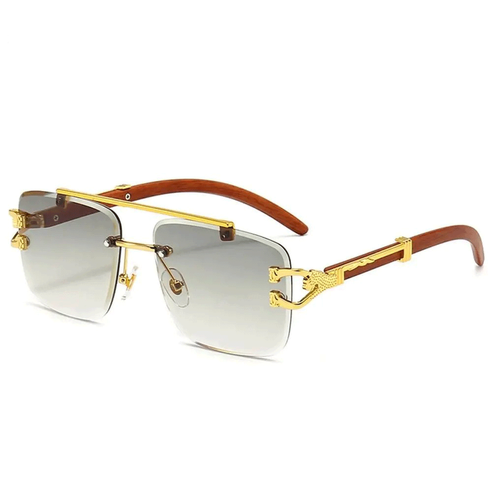 Rimless Gold-Plated Shades