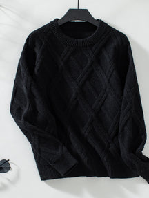 Aveline Diamond Knit Sweater