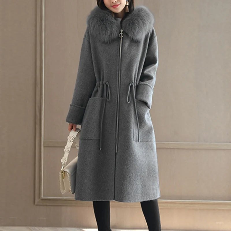 Celeste Alpine Fur Coat