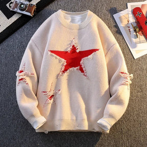 Rising Star Distressed Sweater