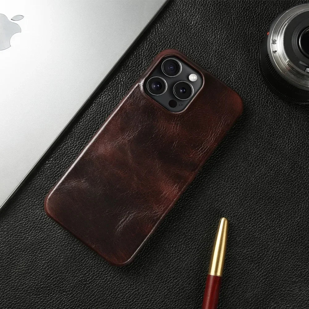 Genuine Italian Leather iPhone Case