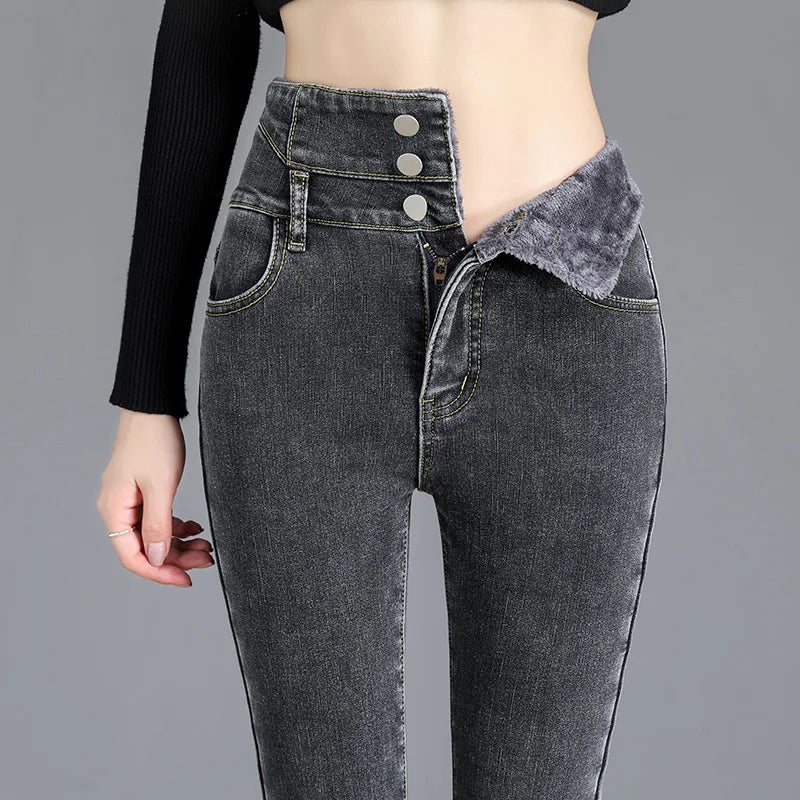 Nora Fleece-Lined Jeans