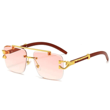 Rimless Gold-Plated Shades