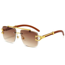 Rimless Gold-Plated Shades